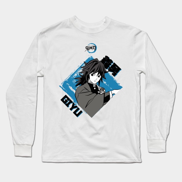 DEMON SLAYER: GIYU TOMIOKA Long Sleeve T-Shirt by FunGangStore